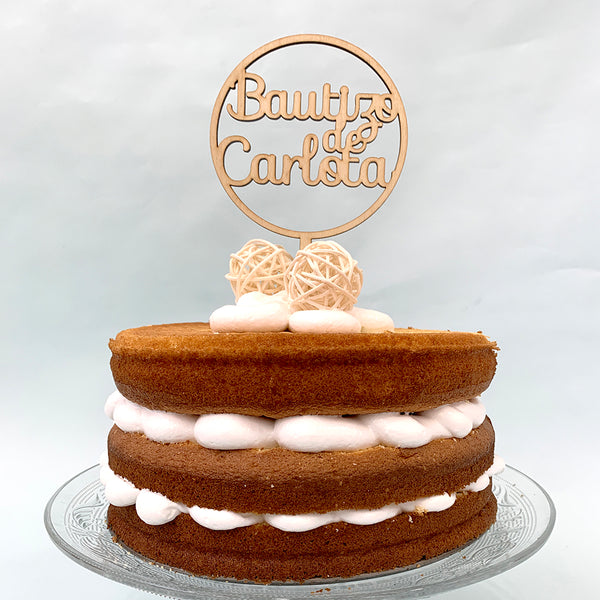 Cake topper para Bautizo