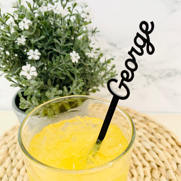 Removedores de bebidas con nombre