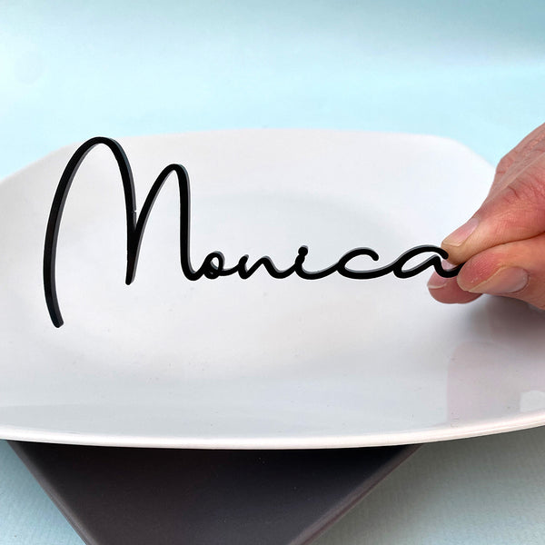 Nombres de metacrilato personalizados para bodas